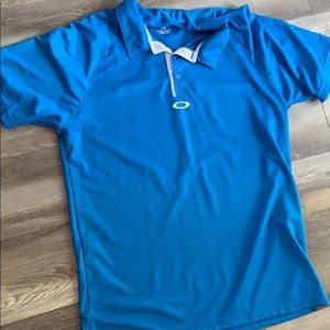 Oakley royal blue golf polo